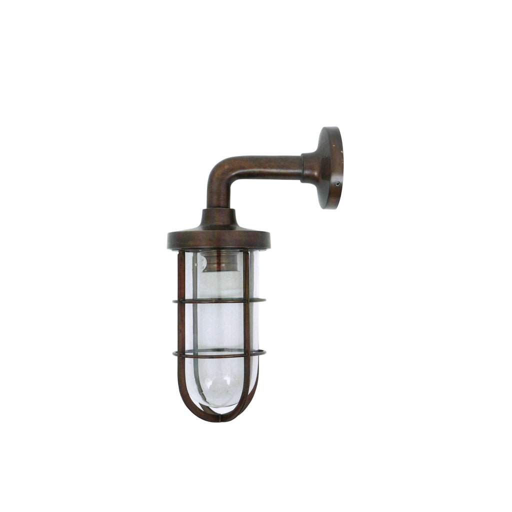 39971ABD Antique Brass Dark Fixed Wall Lamp