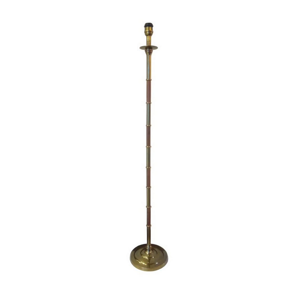 50142AB Antique Brass Fixed Floor Lamp