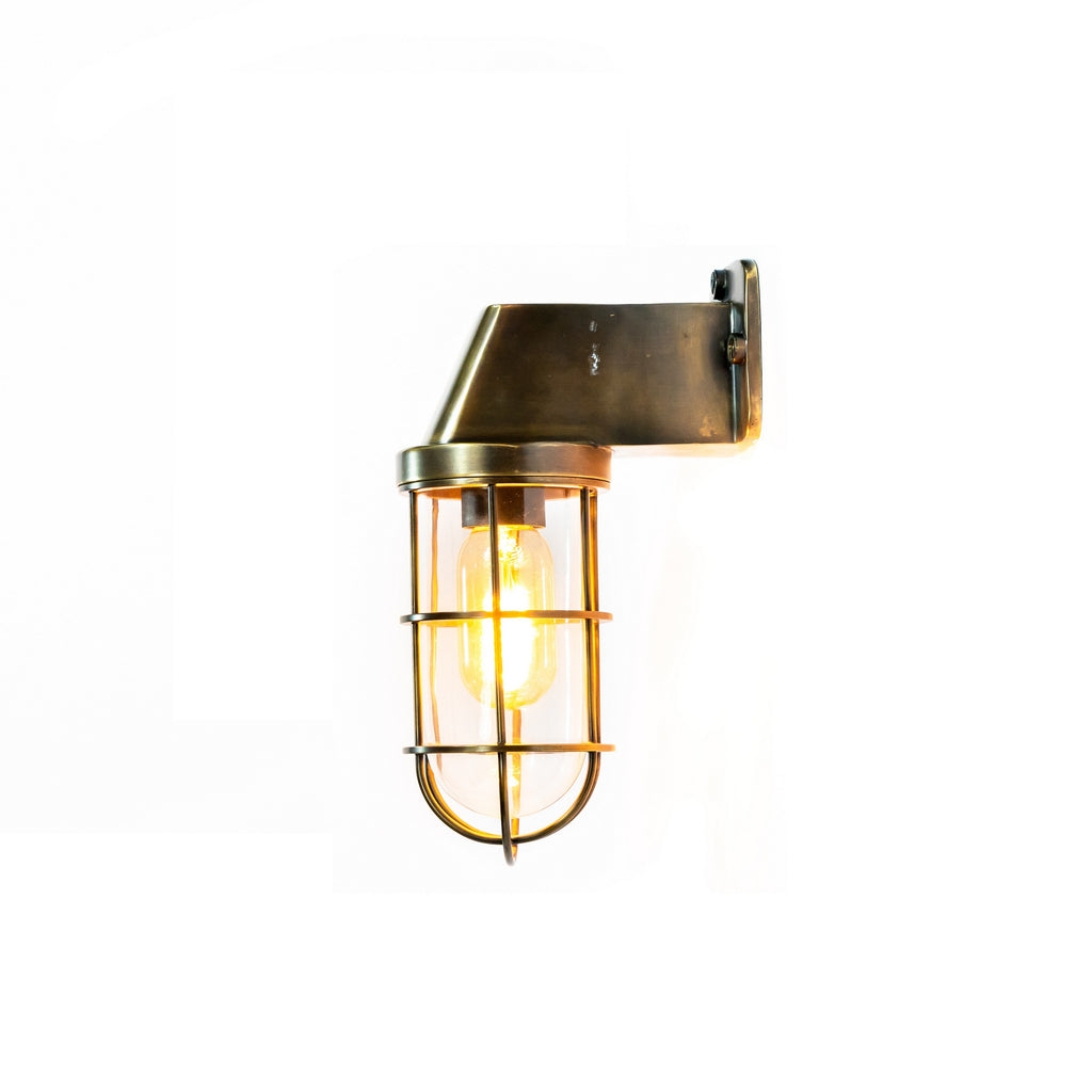 50401RB  Raw Brass Wall Lamp