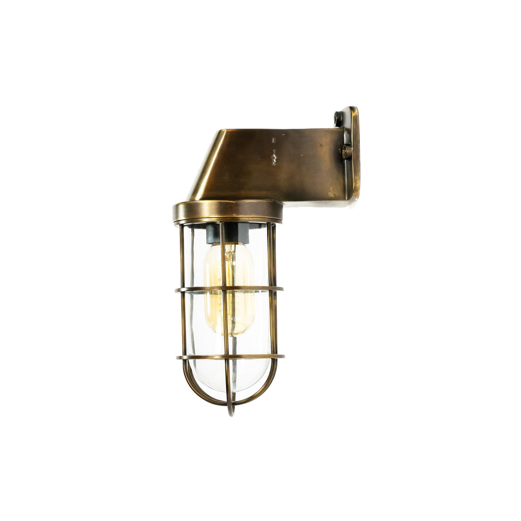 50401RB  Raw Brass Wall Lamp