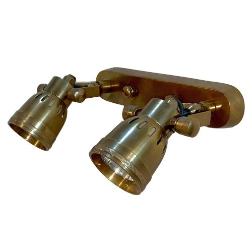 50842AB Two Light Antique Brass Indoor Wall Lamp