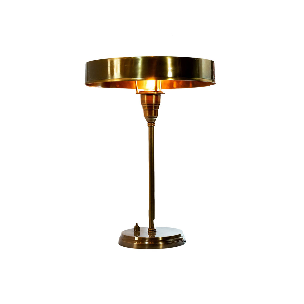 51990AB Antique Brass Fixed Table Lamp