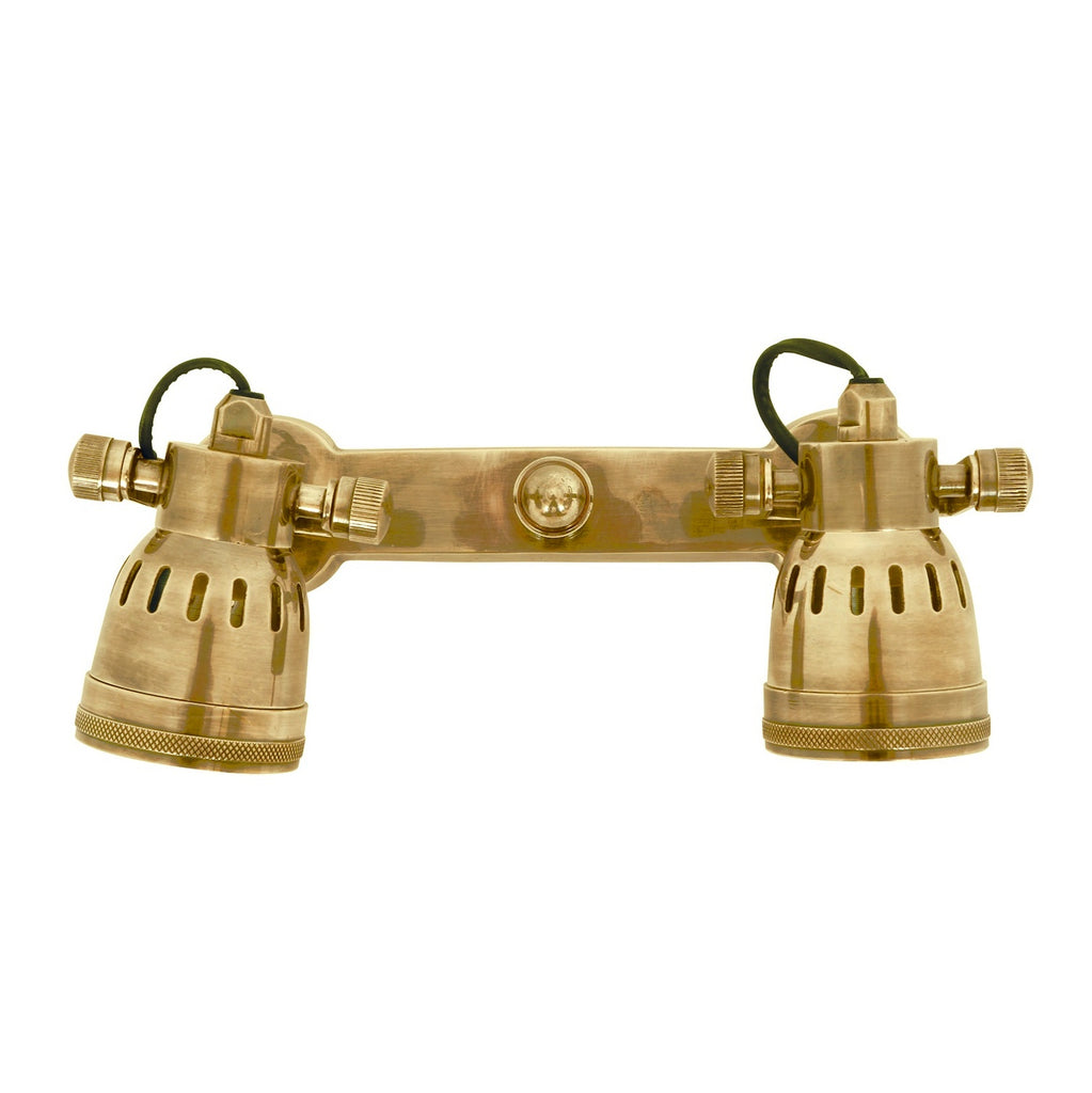 50842AB Two Light Antique Brass Indoor Wall Lamp