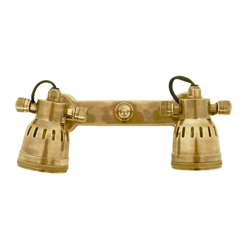 50842AB Two Light Antique Brass Indoor Wall Lamp