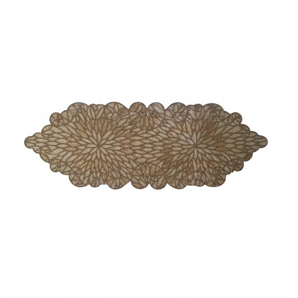 88009 Glass Beaded Sequin Runner MG490-10