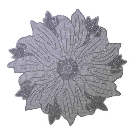 88012 Glass Beaded Sequin Round Mat MG205-3